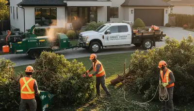 Professional shrub removal service in Oshkosh, WI clearing overgrown bushes safely and efficiently
