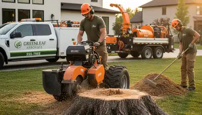 Professional stump removal service in Oshkosh, WI by Chop Chop Tree experts