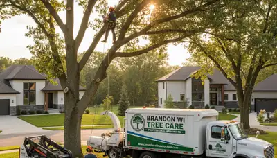Professional tree removal and trimming service in Oshkosh WI by certified arborists