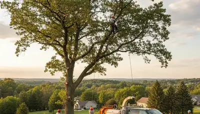 Professional tree removal and trimming service in Oshkosh WI by certified arborists
